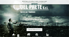 Desktop Screenshot of delpretesrl.it